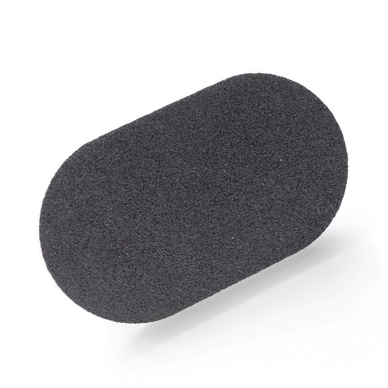 Nano Matte Grit Sponge Scouring Pad with Handle for Kitchen and Dish Cleaning чёрный