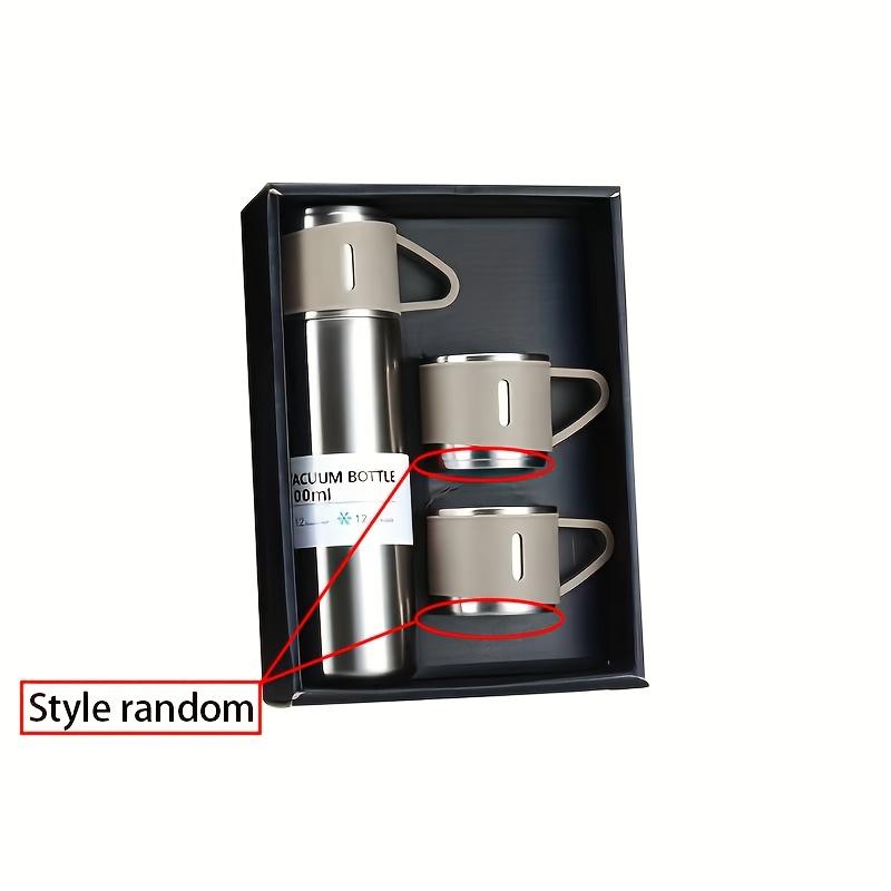 500ml/16.9oz Stainless Steel Insulated Mug, Portable Insulated Bottle with Lid, Durable Outdoor Water Bottle