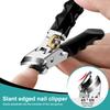 Large Stainless Steel Nail Clipper Toenail Clippers Wide Jaw Opening Toenail Clippers For Thick Toenails For Seniors