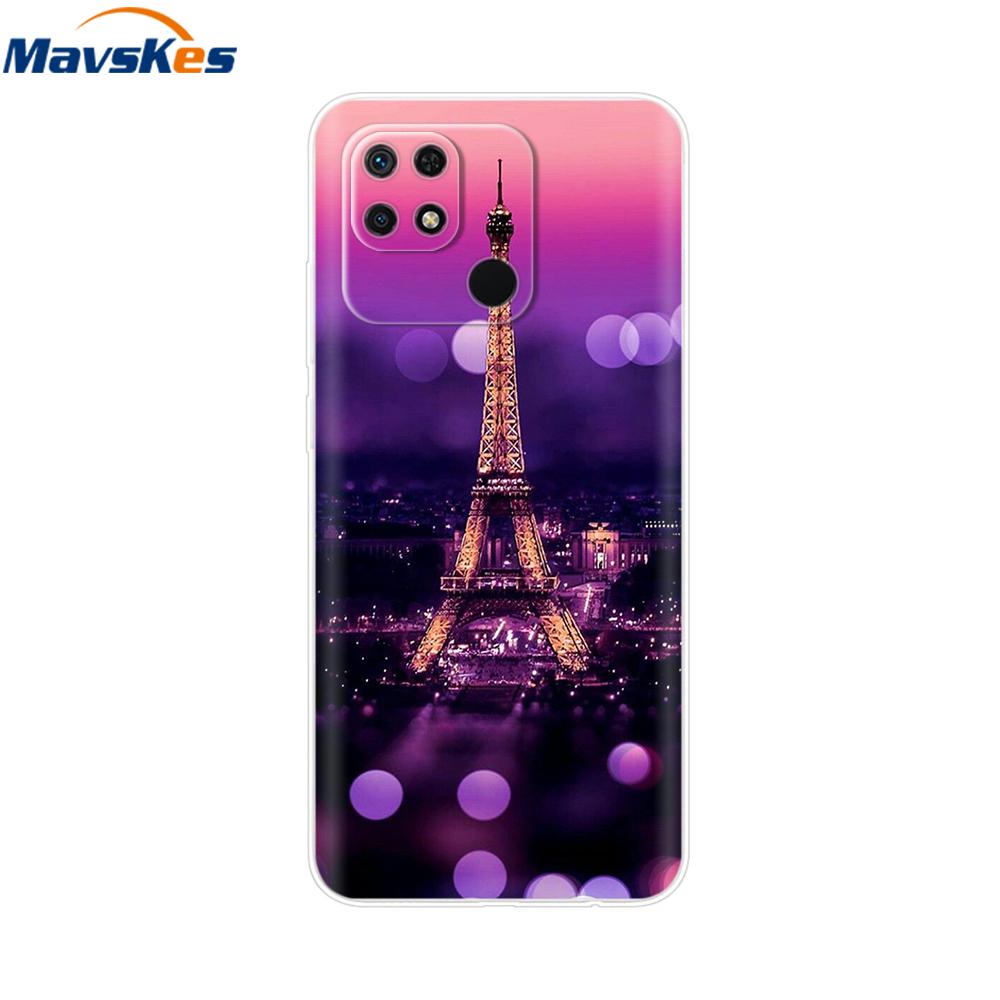 For Xiaomi Redmi 10C Case Clear Bumper Cute Cover For Xiaomi Redmi 13C Liquid Silicone Soft TPU Fundas Phone Case For Redmi 12C