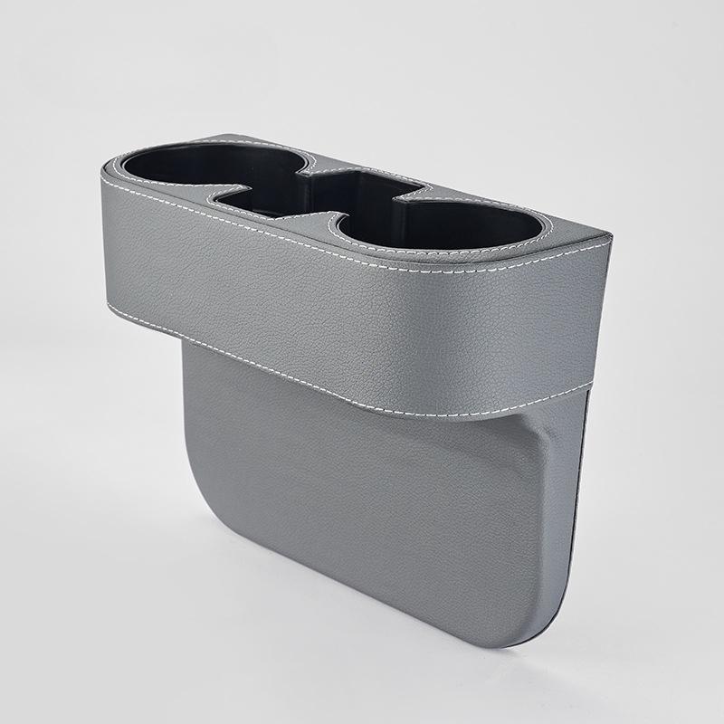 Car Leather Cup Holder Tray Side Pocket Vehicle Benz BMW Sorento Santa Fe Palisade Grandeur Gap Car Cup Holder