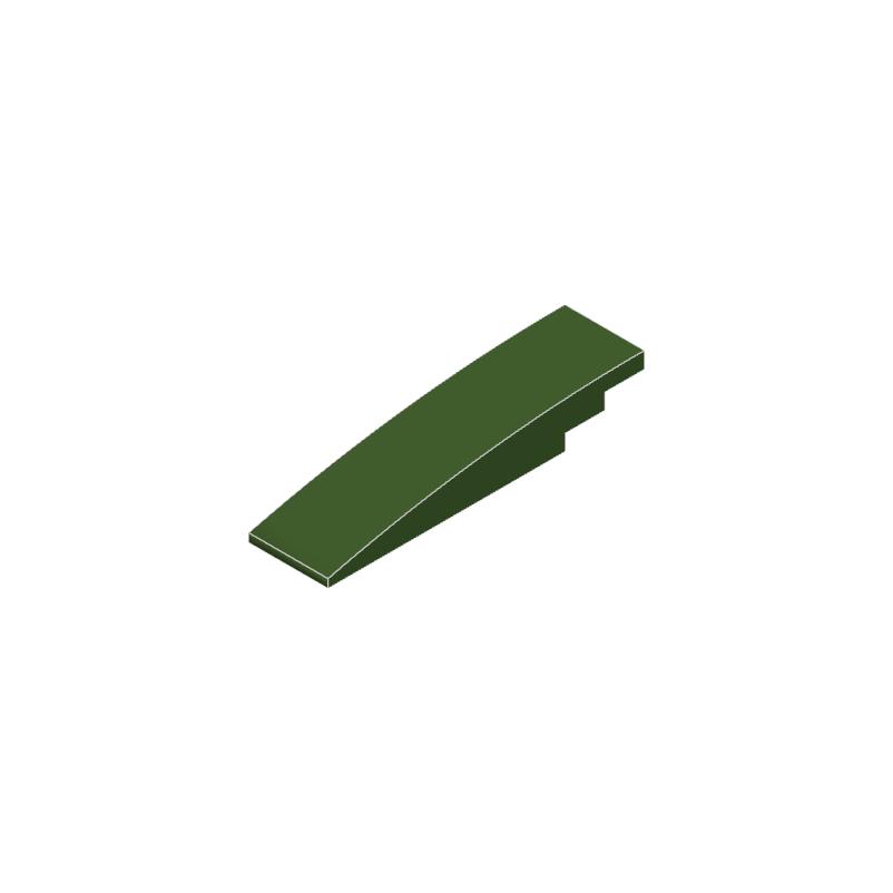 50g/17PCS 42918 Bricks Slope Curved 8 X 2 Parts No Studs Compatible MOC Building Block Adult Kids DIY Creative Toy Model