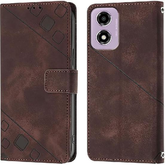 Husă pentru Motorola E14 4G, Husă tip portofel din piele PU, Suport pentru carduri de credit Suport Kickstand Protecție magnetică anti-șoc Flip Husă de telefon pentru bărbați Femei Doamnă pentru