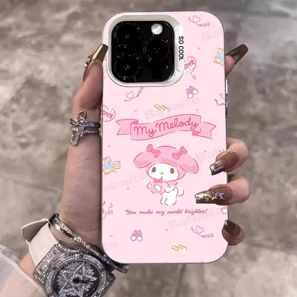 

Cute M-My M-Melodys Phone Case For IPhone 17 16 15 14 13 Pro 12 11 Pro Max PLUS Color Back Cover iPhone 16 plus