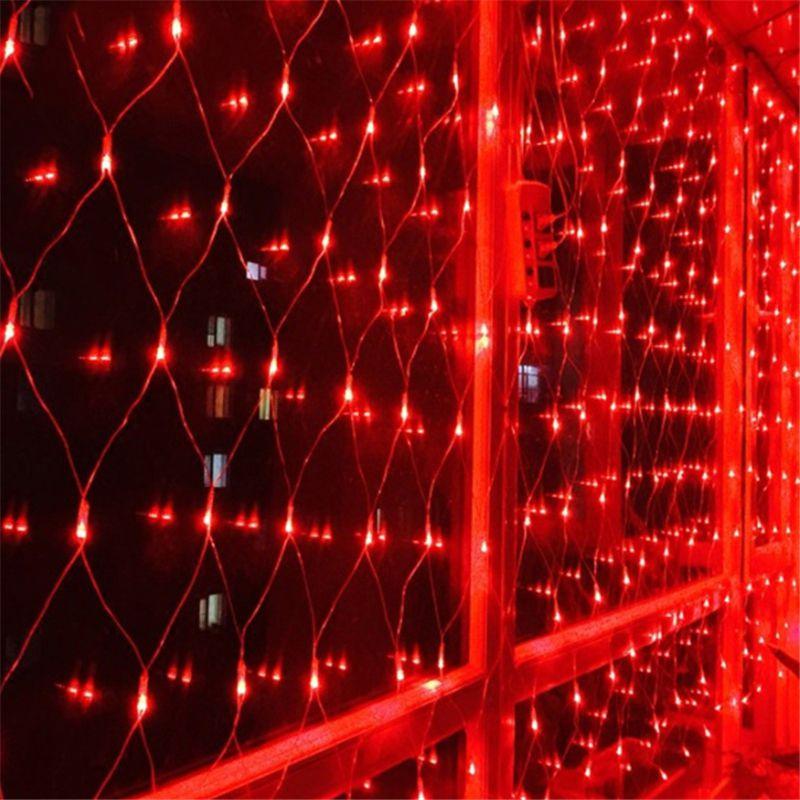 Mesh Christmas Net Fairy String Lights Xmas Party Outdoor 3m2m 200led Us Eu