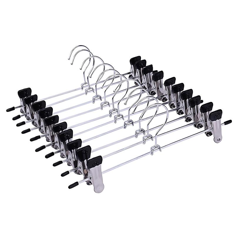 5/10/20 PCS Pants Clip Multifunctional Metal Trousers Clips Adjustable Pants Hanger Essential Household Closets Storage Item ZYF