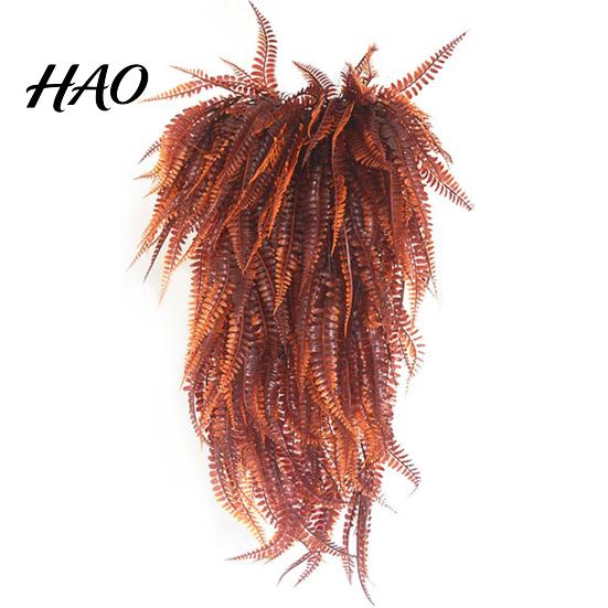 Artificial Plant Wall Hanging Simulation Plants Vivid DIY Fresh-keeping False Flower Fern Fake Vines Home Decor красный
