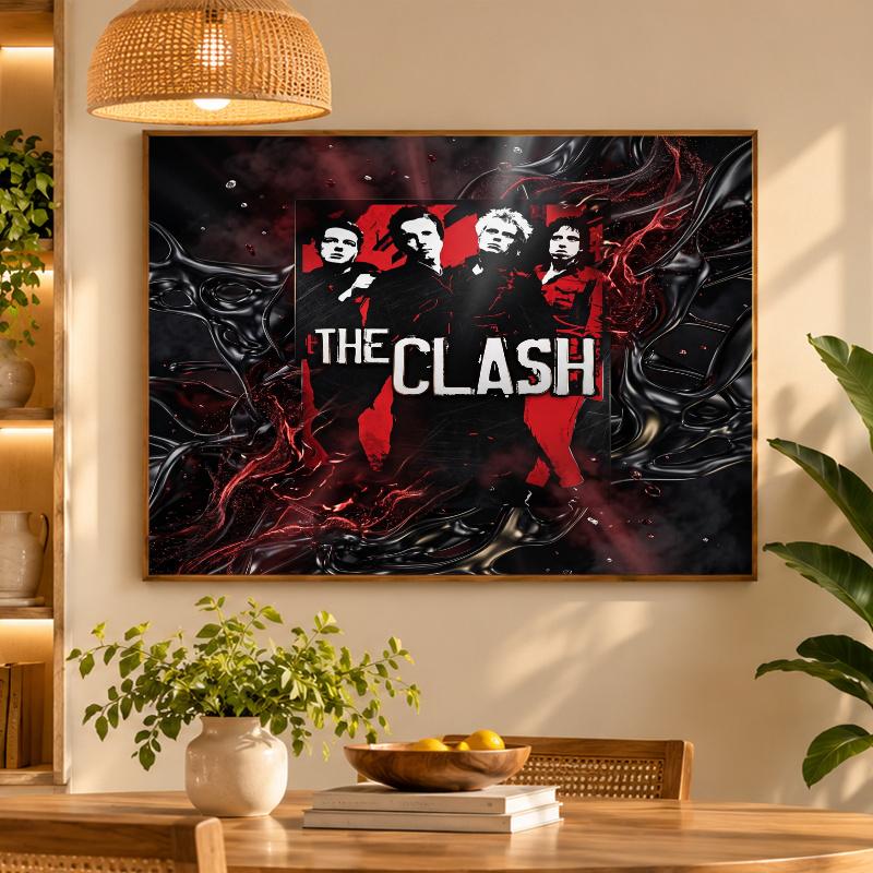 5D Diamond Painting The Clash DIY Full Drill Diamond Art Kit Home Decoration