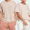 adidas T Shirts Unisex Wonder Taupe Crew Neck Moderate Straight Fit IC4715