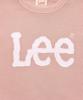 LEE Women Big Twitch Dying Logo Sweatshirt Light Pink
