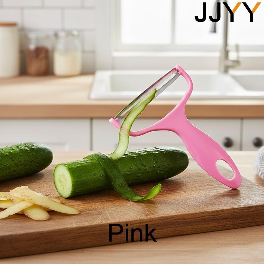 

Multi-functional Vegetable Peeler and Fruit Knife Cooking Tools Salad Potato Slicer Easy Cutting Knife for Home Kitchen рожевий