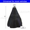 Universal PU Leather Gear Shift Collars Shift Lever Knob Boot Cover Car Manual Gear Shift Knob Gaiter Boot Dust Cover