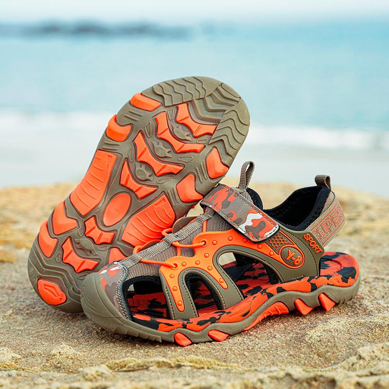 Outdoor Boys Sports Sandals Kids Summer Shoe Sneaker New Non-slip Soft Breathable Casual Walking Beach Water Sandal for Boy