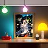 Light Painting Photo Frame Night Light Anime Figure Inuyasha Home Room Decor Office Decoration Bedroom Friends Gifts Moon Lamp
