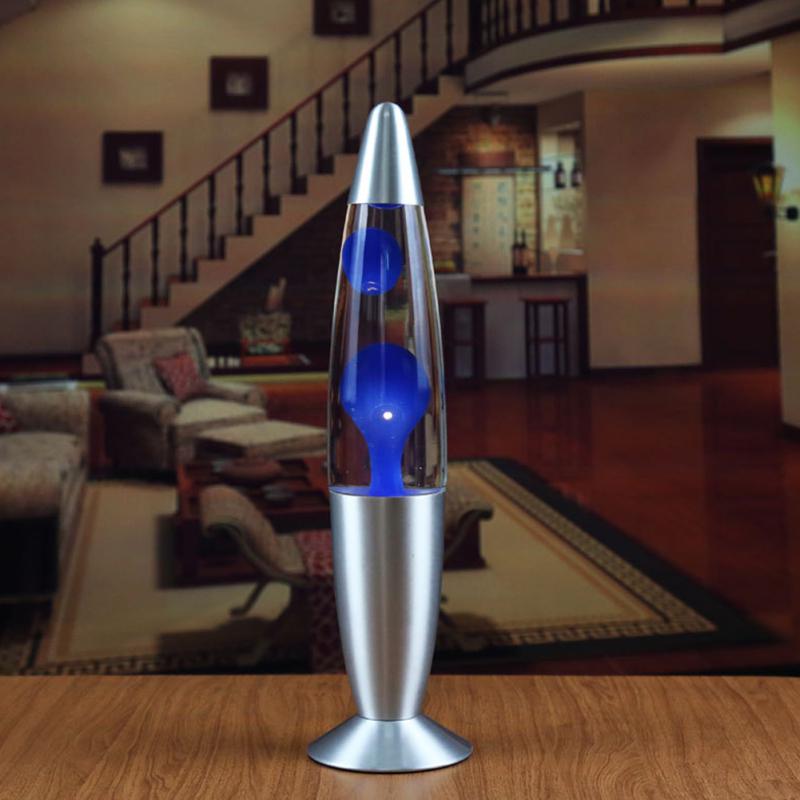 Metal Base Wax Lava Lamp Night Light For Bedroom Decor European Regulation