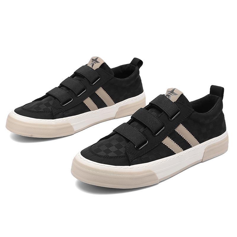 Spring New Men's Shoes Korean Style Versatile and Fashionable Niche Casual Men's Shoes Flat Sole Breathable Low Top Comfortable Men's Shoes