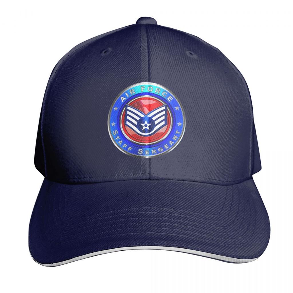 Air Force Staff Sergeant Baseball Cap Military Cap Unisex Beach Bag Hip Hop tea Hat Unisexs Hats Womens