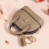 Chic Mini Coin Purse with Keychain - Korean Style