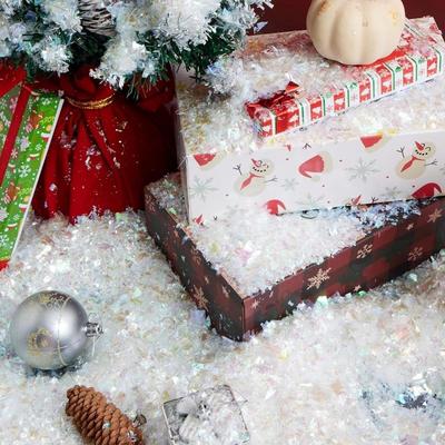 20/100g Fluffy Snowflake Artificial Snow Powder Artificial Snowflake Decor Christmas Party