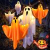 White Ghost Led Hanging Lights For Halloween Festive Decor Spooky Atmosphere