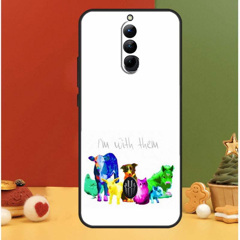 

LOVE VEGGIE Vegetarian Quotes VEGAN FOOD Case For ZTE Nubia Red Magic 8 8S 9 Pro Plus RedMagic 5G 5S 6R 6S 7S 6 7 Pro Back Cover Red Magic 7 Pro