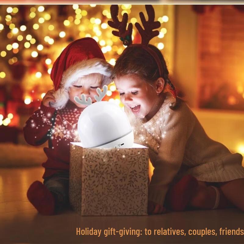 Elf Deer Star Projector Night Light