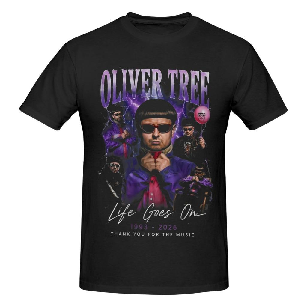 Oliver Tree Rip Rust In Vrede 2026 T-shirts Grafisch Y2k Cadeaus Kwaliteit T-shirt Voor Unisex Wounisex Tops