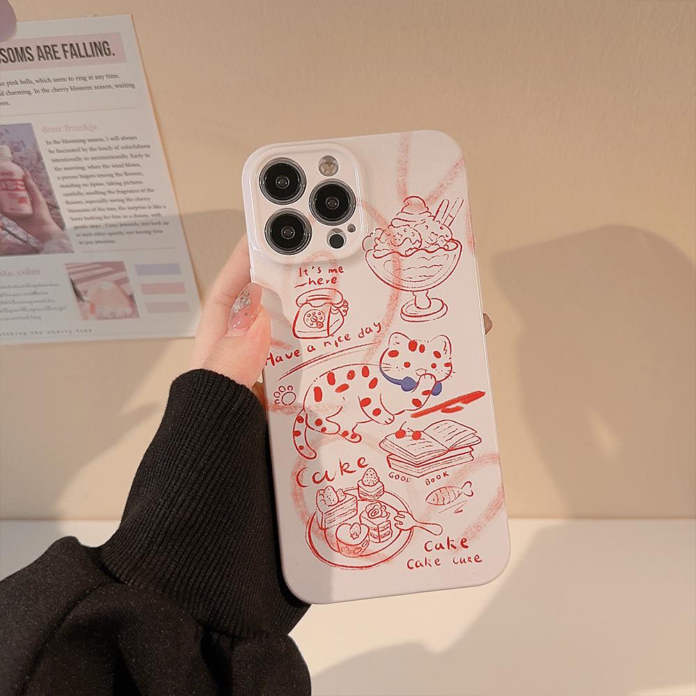Ins Film 13 Is Suitable for Iphone14pro Max IPhone Case 11 Illustration 12 Hard 16