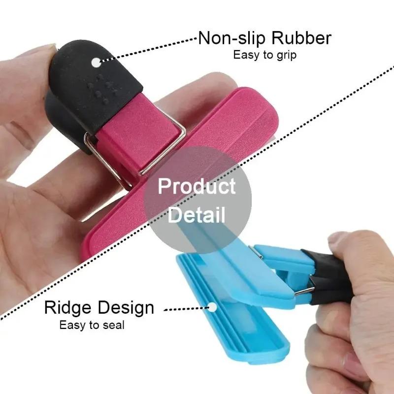1/3pc Sealing Clip Food Bag Plastic Multifunctional Food Sealing Clip, Color Strong Sealing Clip Kitchen Moisture-proof Tools