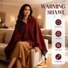 Winter Usb Electric Heated Blanket Wearable 3 Heating Level Heated Shawl Portable Body Warmer Blanket For Home Office Sofa Shawl