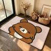 Cartoon-N-rIlakkumas Kawaii Carpet Bathroom Anti-slip Mat Door Mat Home Decoration Mat Entrance Door Mat Scratch-resistant Door