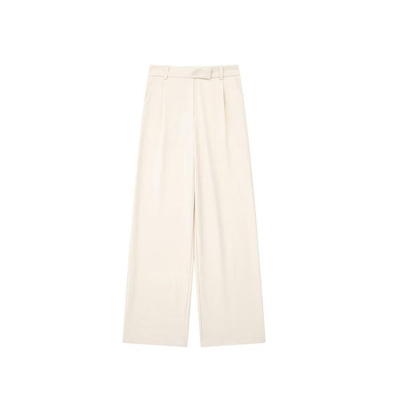 Za2024 Summer New Product Women's Clothes Casual All-Matching Straight Pleated High Waist Wide Leg Pants Pants 8372124 812