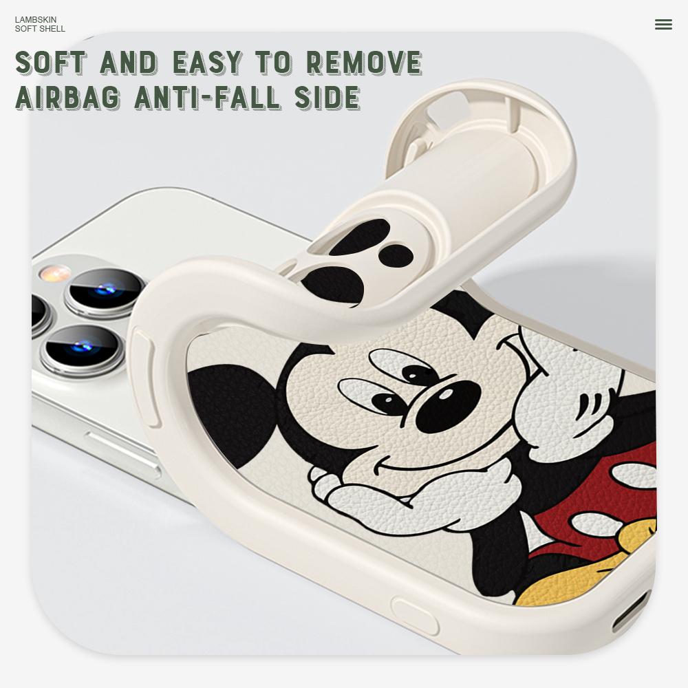 Buy Slim Skin Feeling Cartoon Disney Mickey Mouse Leather Back