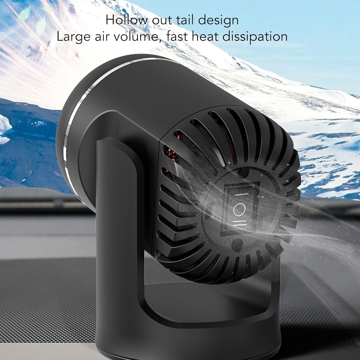 

Portable Car Heater 12V 120W Fast Heating Windshield Defroster Defogger Air Purification for Car Heating Fan