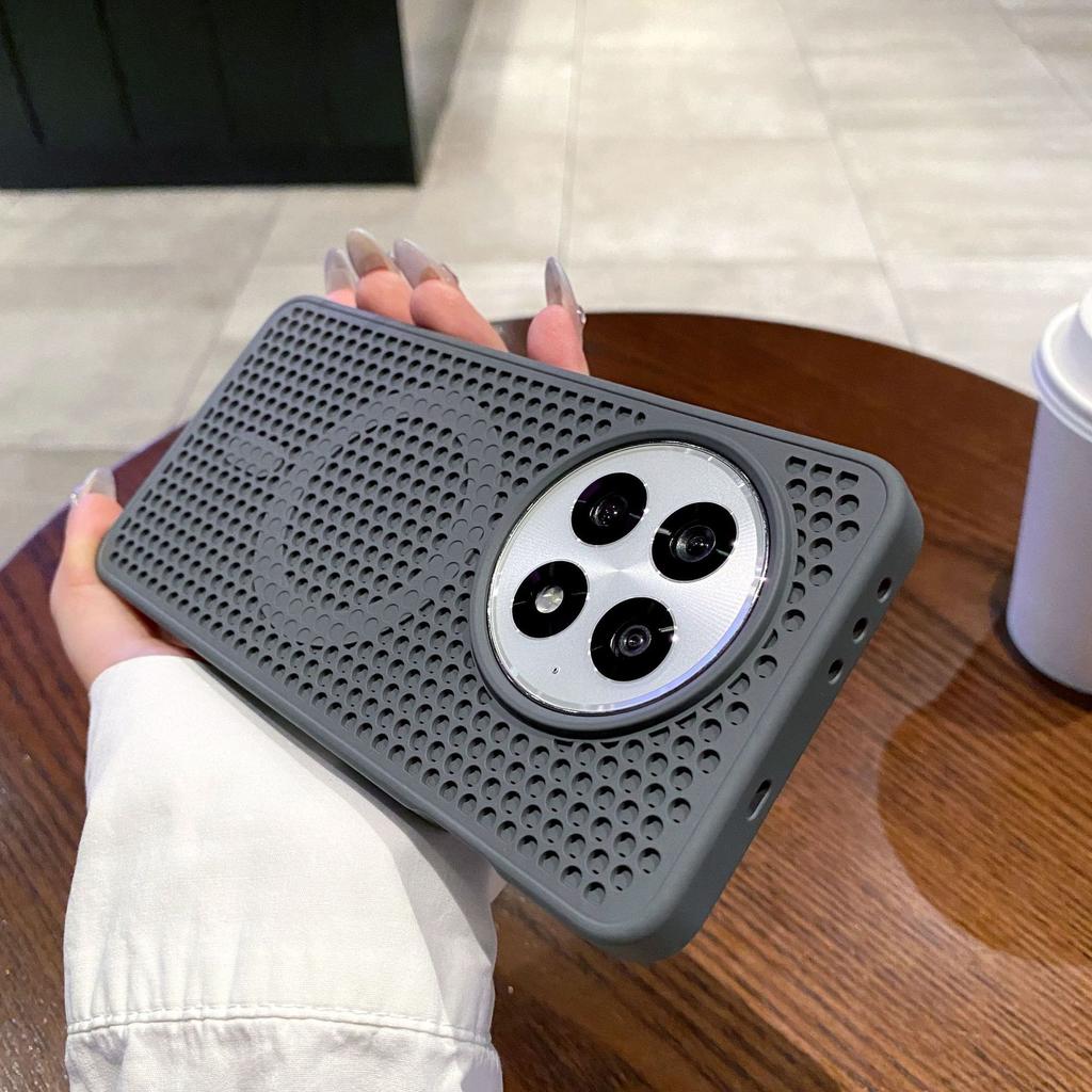 Applicable to one plus Ace6 magnetic suction one plus 15 breathable heat dissipation Ace5pro mobile phone case Ace3pro set one plus 13 case