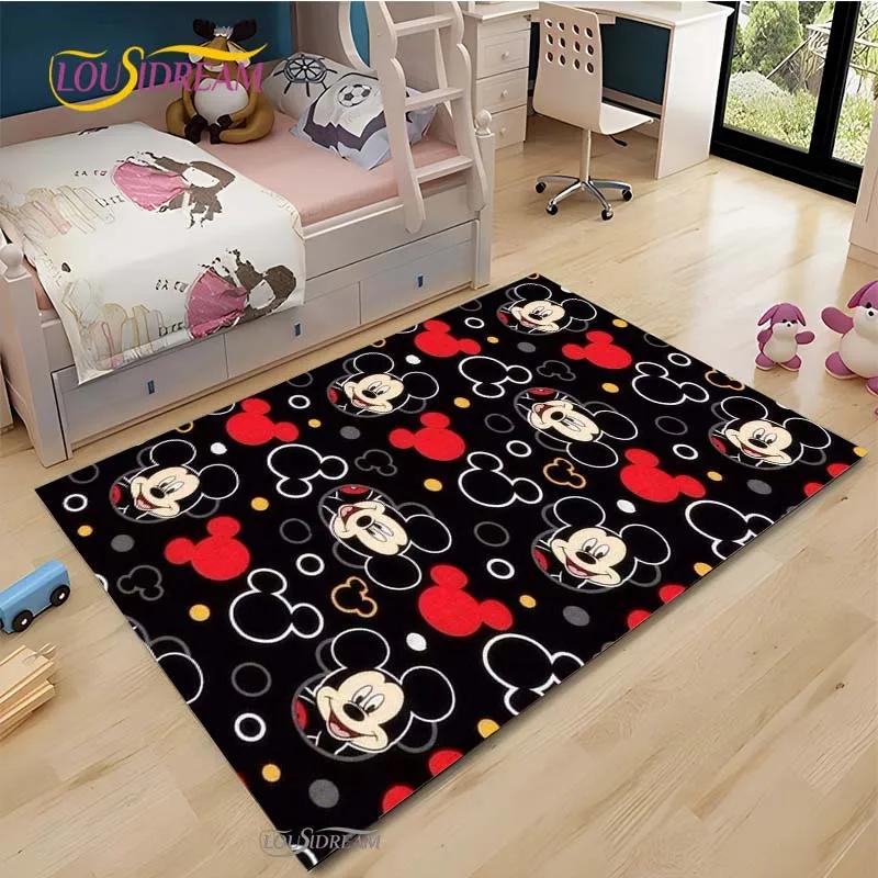Kawaii Mickey Minie Mouse Caroon Cute Carpet for Living Room Bedroom Rugs Kitchen Door Un-slip Floor Mats Alfombra Birthday gift