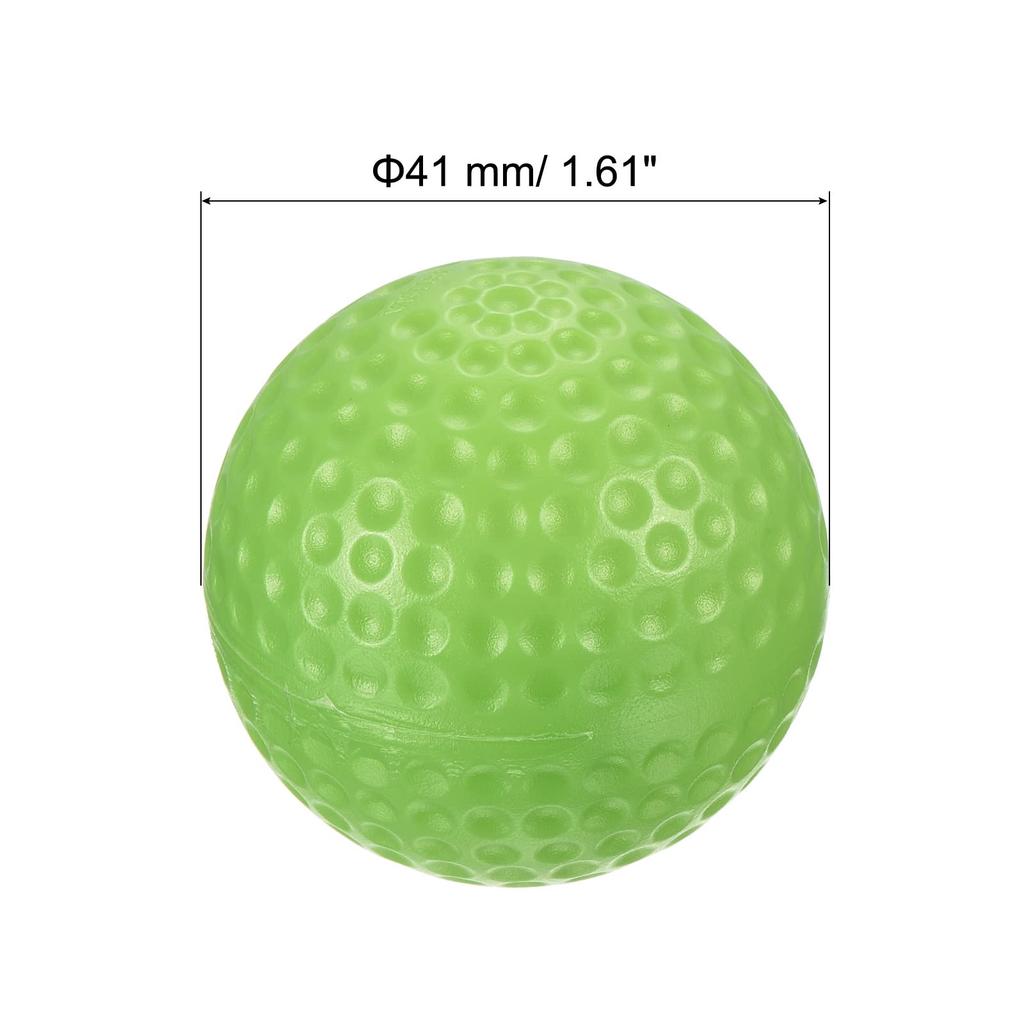 PATIKIL Golf Practice Balls 16 Pieces Hollow Swing Training Golf Driving Range Balls with Mesh Bag for Indoor Outdoor Golf Tennis Sports PE Plastic