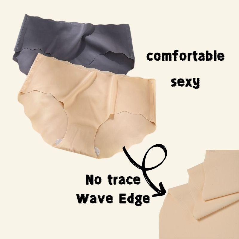 Women Seamless Panties Female Ice Silk Panties Low-waist Breathable Comfortable Panty M-XL