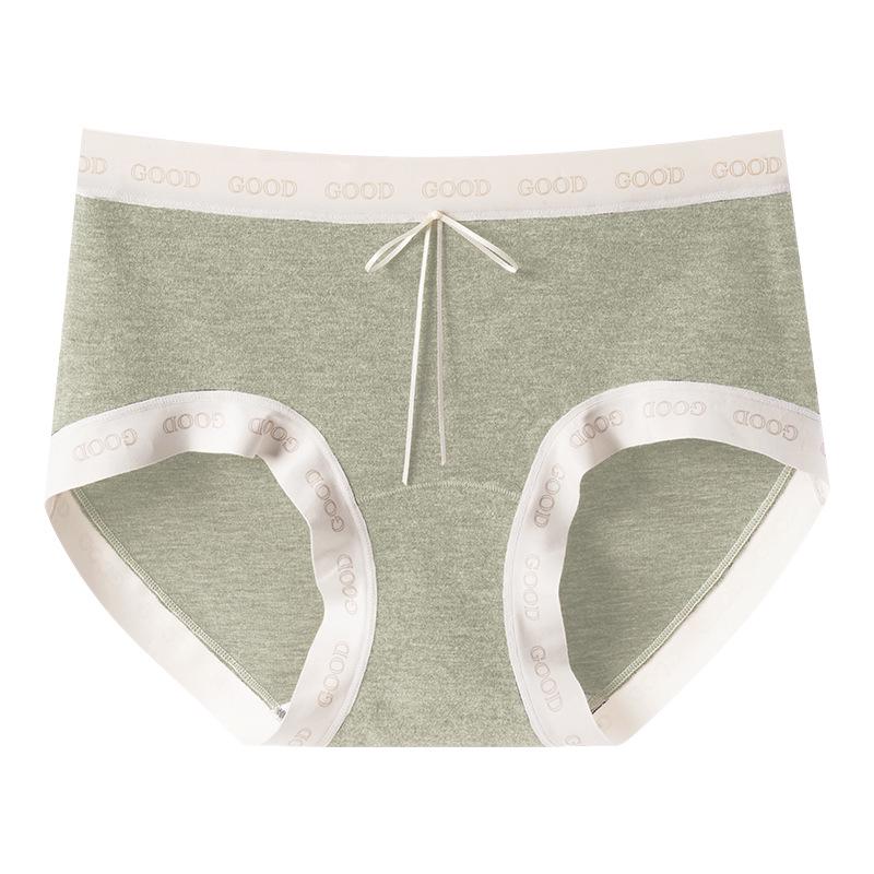 

Новые женские осенне-зимние трусики-слипы из матового хлопка со средней посадкой, антибактериальные и теплые XL (120-150 Jin)