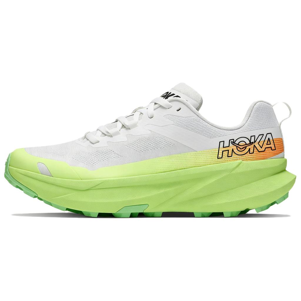 HOKA ONE ONE Trail Running Shoes Women's White 1176634-FYZ