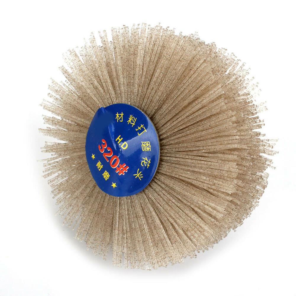 Long Lasting 80mm Nylon Wheel Brush Grinding Head for Woodwork Polishing