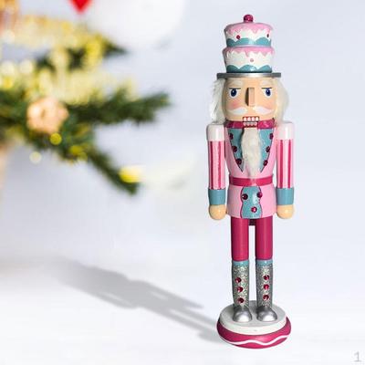 35cm Nutcracker Puppet Figure, Christmas Nutcrackers, Wooden Soldier Statue Toy, Ornament