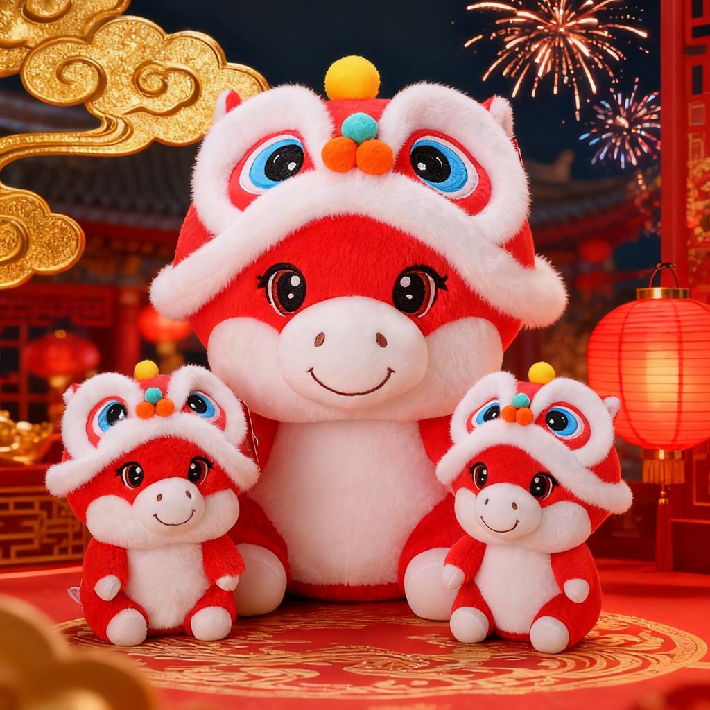 Animal Horse Plush Toy With Short Plush Material For Chinese New Year Gifts