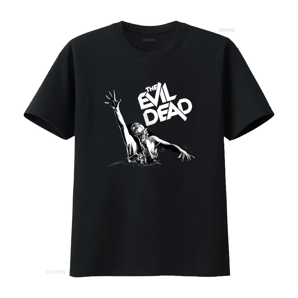 Evil Dead Horror Movie T Shirt for Cool Print Cotton vintage Washed Soft Breathable Unisex Stylish Versatile Casual