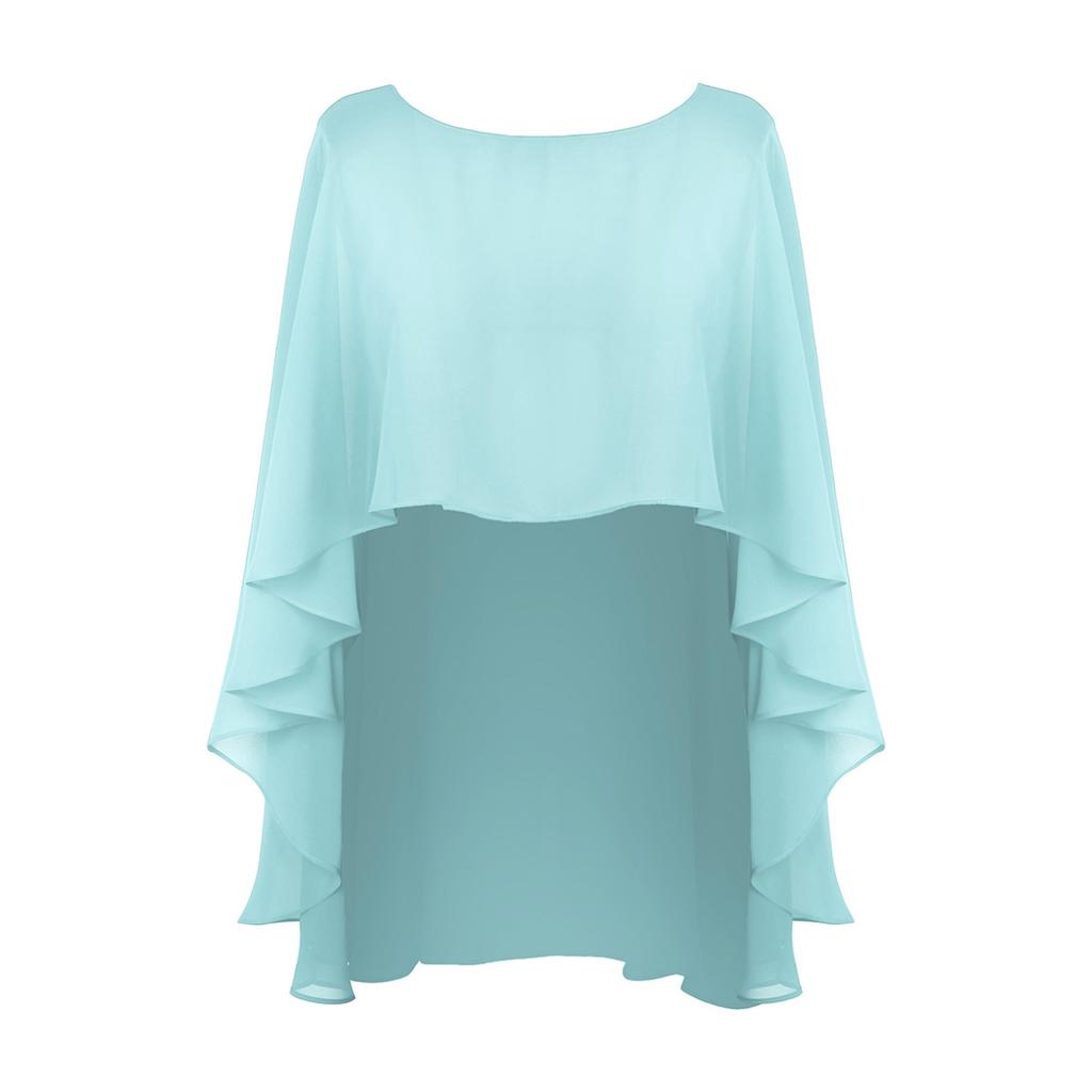 Weiches, leichtes Damen-Chiffon-Hochzeits-Umhang, langes Braut-Tuch und Umhänge