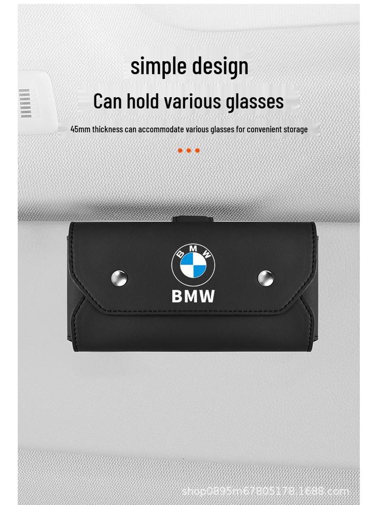 Uniwersalny Uchwyt na Okulary Przeciwsłoneczne i Schowek do Osłony Przeciwsłonecznej Samochodu