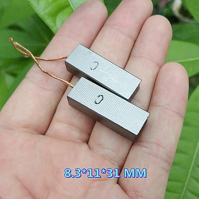 2 Stück Ersatz-Kohlebürsten für Staubsauger-Motorzubehör, 8,3 x 11 x 31 mm