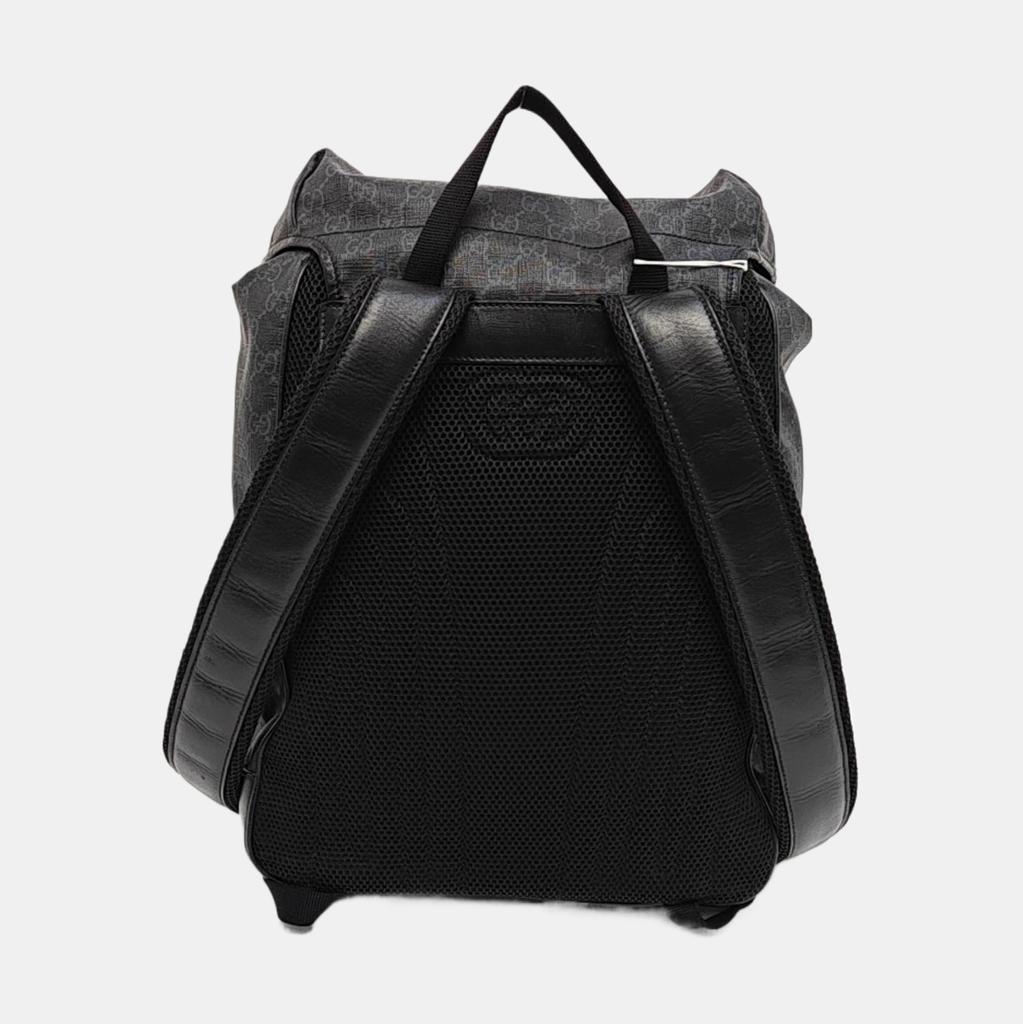 [Pre-Owned] Gucci Medium Backpack With Interlocking G 'Black' - Good #15WCIVK