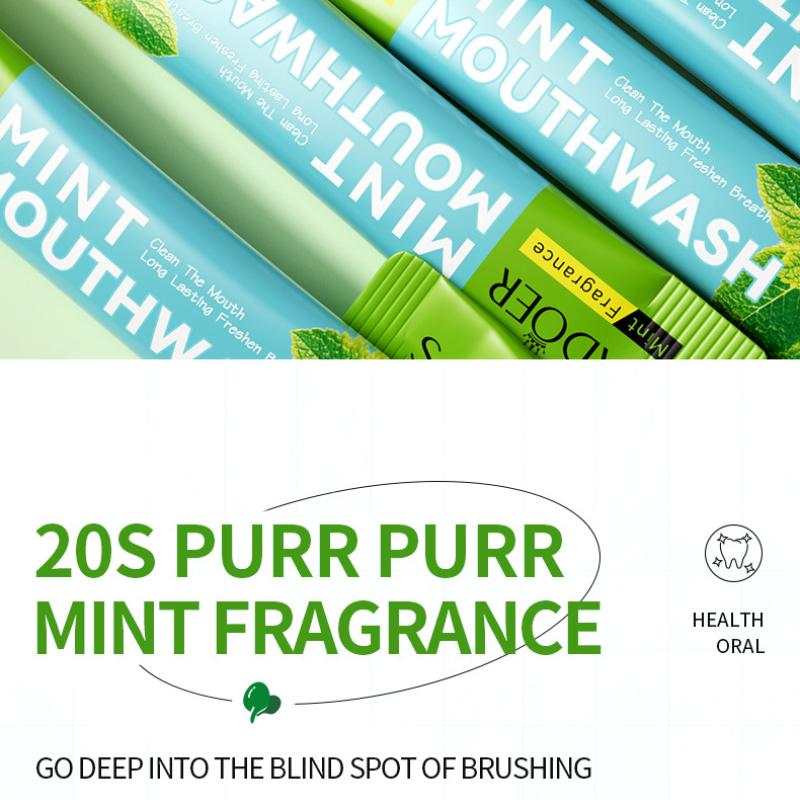 Mouthwash box SADOER disposable portable cleaning care oral