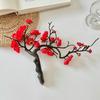 Artificial Plum Blossom Branch - Decorative Faux Flower Arrangement for Home